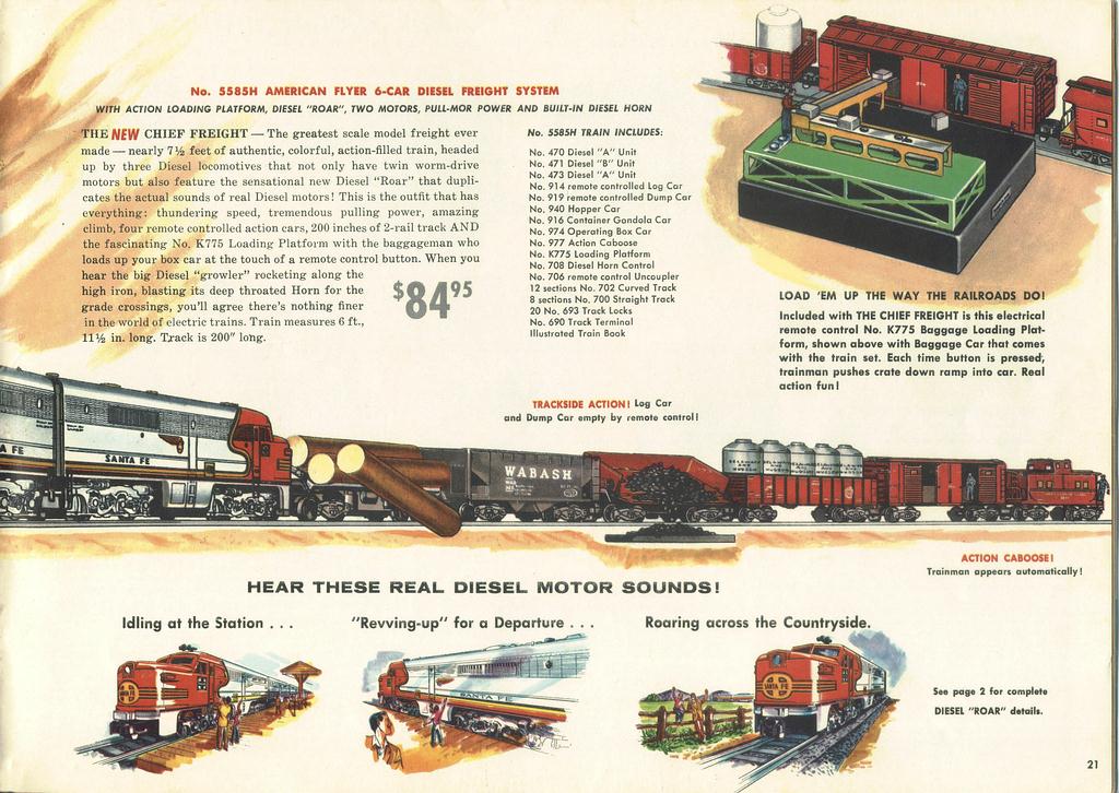 Gilbert 1955 Catalog Page 21