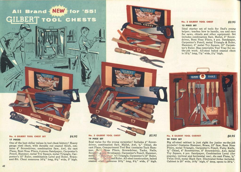 Gilbert 1955 Catalog Page 42